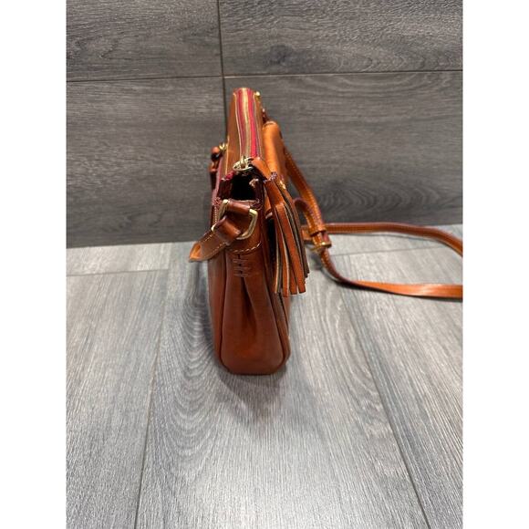 Dooney & Bourke Florentine Collection Allison Crossbody Natural Bag B000546 - Picture 9 of 16